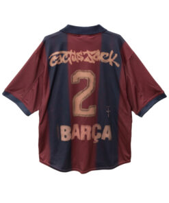 CJ x FC Barcelona Retro 2000_01 Home Skeleton Jersey