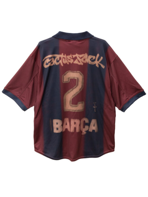 CJ x FC Barcelona Retro 2000_01 Home Skeleton Jersey