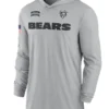 Chicago Bears 2024 Salute To Service Long Sleeve Hooded T-Shirt