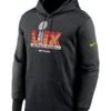 Black Super Bowl LIX Performance Pullover Hoodie