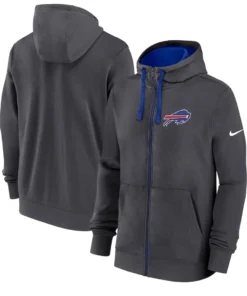 Buffalo Bills Anthracite Primetime Club Hoodie