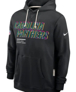 Carolina Panthers Black 2025 Crucial Catch Sideline Hoodie