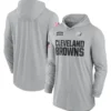 Cleveland Browns 2024 Salute To Service Long Sleeve Hooded T-Shirt