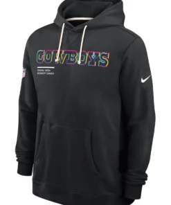 Dallas Cowboys Black 2025 Crucial Catch Sideline Hoodie