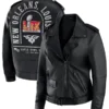 Erin Andrews Super Bowl LIX Leather Jacket