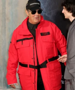 Ghostbusters Frozen Empire Dan Aykroyd Red Jacket