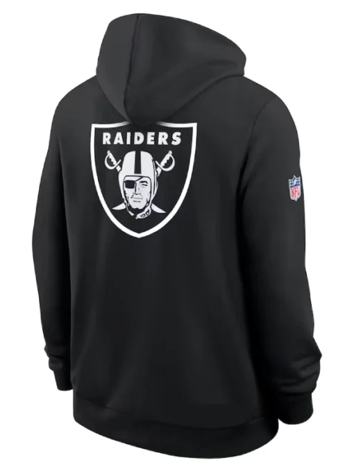 Las Vegas Raiders Black 2025 Crucial Catch Sideline Dri-FIT Hoodie