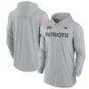 New England Patriots 2024 Salute To Service Long Sleeve Hooded T-Shirt