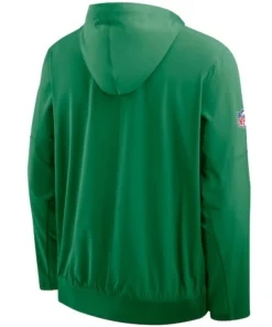 Philadelphia Eagles Sideline Green Alt Pack Anorak Half-Zip Hoodie Jacket