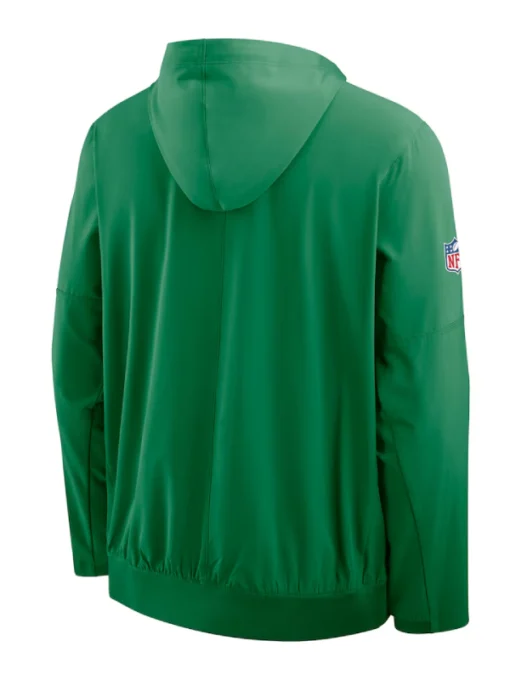 Philadelphia Eagles Sideline Green Alt Pack Anorak Half-Zip Hoodie Jacket