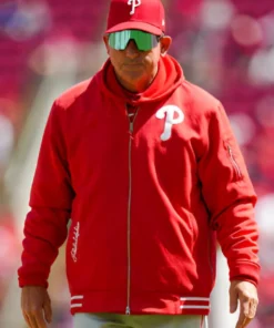 Philadelphia Phillies Red Bomber Jacket