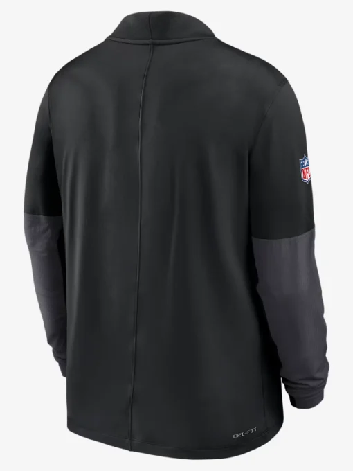 Pittsburgh Steelers Feel The Pressure Dri-FIT 1_2-Zip Black Top