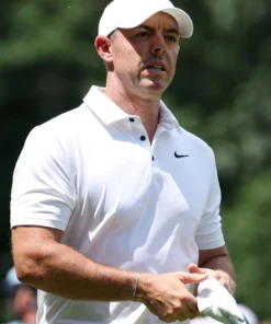 Rory McIlroy BMW Championship 2025 White Shirt