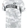 San Francisco 49ers 2024 Salute To Service Performance T-Shirt