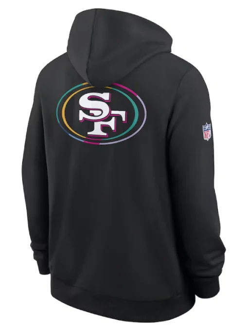 San Francisco 49ers Black 2025 Crucial Catch Sideline Dri-FIT Hoodie