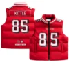 San Francisco 49ers George Kittle Scarlet Puffer Vest