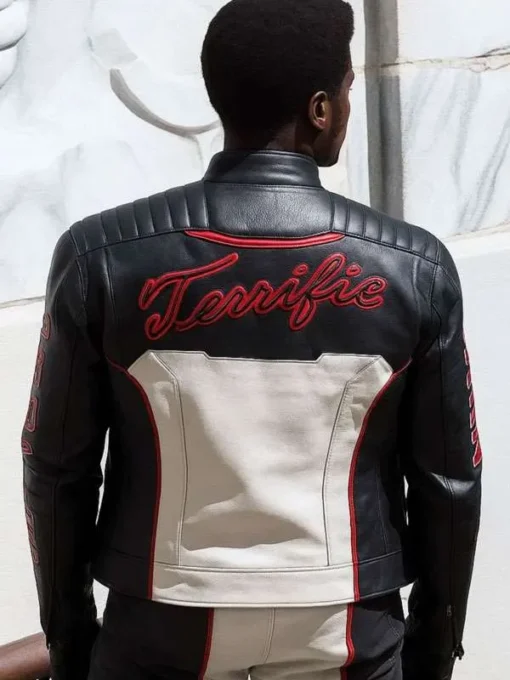Superman 2025 Mr Terrific Leather Jacket