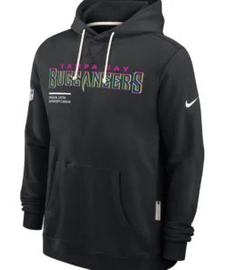 Tampa Bay Buccaneers Black 2025 Crucial Catch Sideline Hoodie
