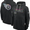 Tennessee Titans Black NFL Crucial Catch Sideline Standard Issue Dri-FIT Hoodie