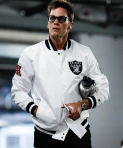 Tom Brady Raiders White Jacket