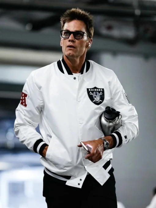 Tom Brady Raiders White Jacket