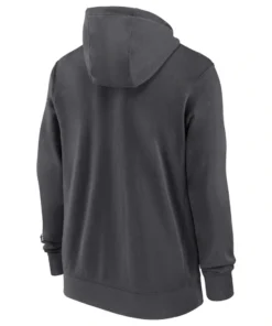 Washington Commanders Anthracite Primetime Club Full Zip Hoodie