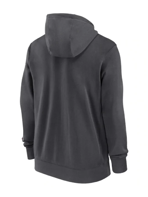 Washington Commanders Anthracite Primetime Club Full Zip Hoodie