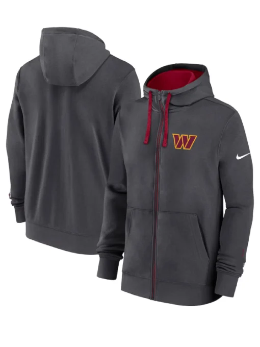 Washington Commanders Anthracite Primetime Club Hoodie