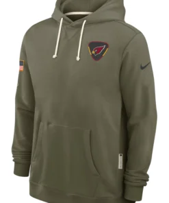 Arizona Cardinals Olive 2025 Salute To Service Hoodie