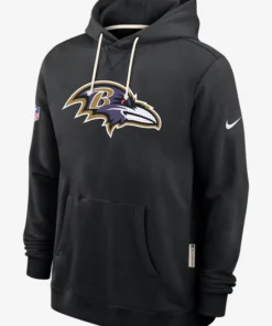 Baltimore Ravens Initial Home Sideline Hoodie