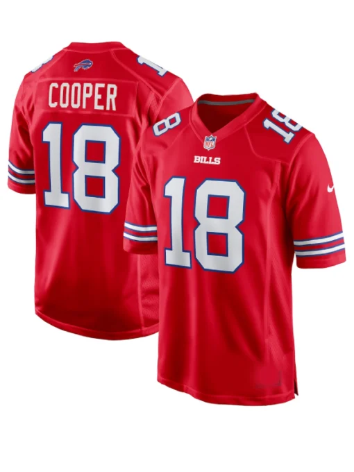 Buffalo Bills Amari Cooper Red Jersey