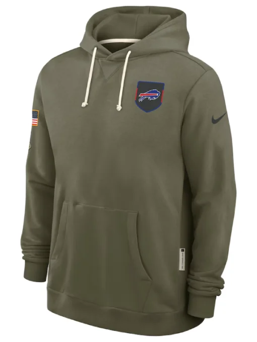 Buffalo Bills Olive 2025 Salute To Service Hoodie