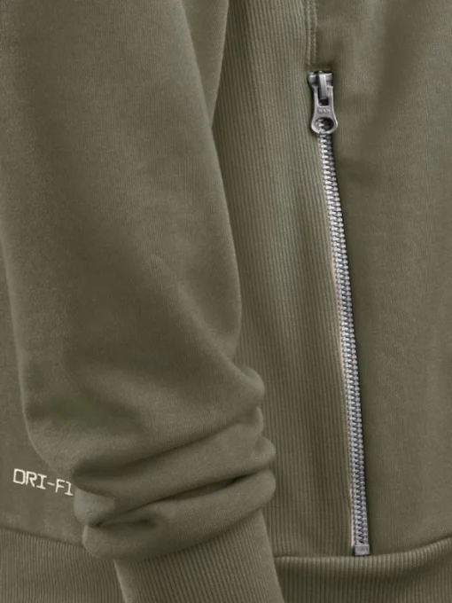 Carolina Panthers 2025 Olive Salute To Service Sideline Standard Issue Dri-FIT Hoodie