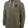 Carolina Panthers Olive 2025 Salute To Service Hoodie