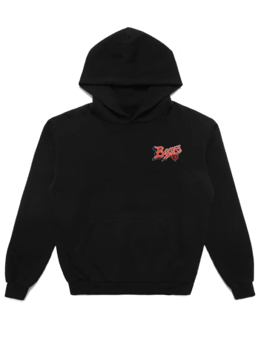 Chicago Bears Born x Raised Black Pro Script Hoodie