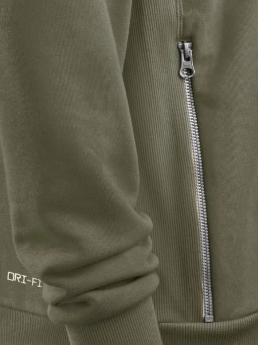 Denver Broncos 2025 Olive Salute To Service Sideline Standard Issue Dri-FIT Hoodie
