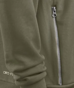 Detroit Lions 2025 Olive Salute To Service Sideline Standard Issue Dri-FIT Hoodie