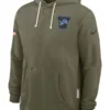 Detroit Lions Olive 2025 Salute To Service Hoodie