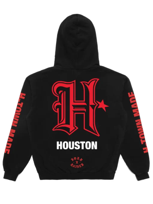 Houston Texans Born x Raised Black Classic Pullover Hoodie
