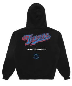 Houston Texans Born x Raised Black Pro Script Pullover Hoodie