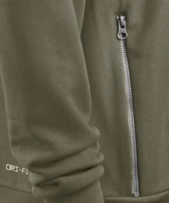 Jacksonville Jaguars 2025 Olive Salute To Service Sideline Standard Issue Dri-FIT Hoodie