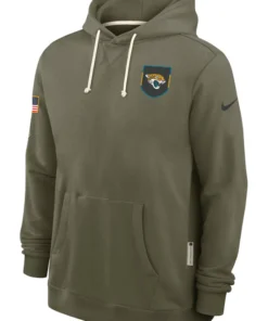 Jacksonville Jaguars Olive 2025 Salute To Service Hoodie