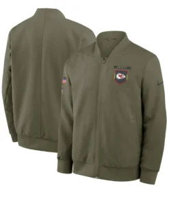 Kansas City Chiefs 2025 Salute To Service Bomber Jacket