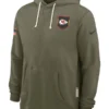 Kansas City Chiefs Olive 2025 Salute To Service Hoodie