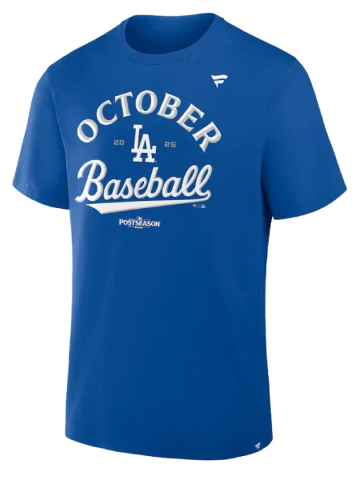 Los Angeles Dodgers 2025 Postseason Locker Room T-Shirt