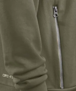 Miami Dolphins 2025 Olive Salute To Service Sideline Standard Issue Dri-FIT Hoodie