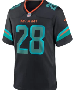 Miami Dolphins De’Von Achane Blue 2025 Rivalries Collection Game Jersey