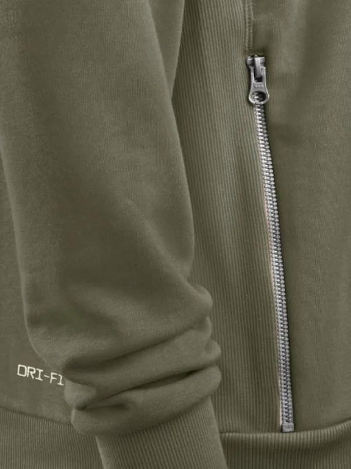 New England Patriots 2025 Olive Salute To Service Sideline Standard Issue Dri-FIT Hoodie