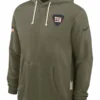 New York Giants Olive 2025 Salute To Service Hoodie