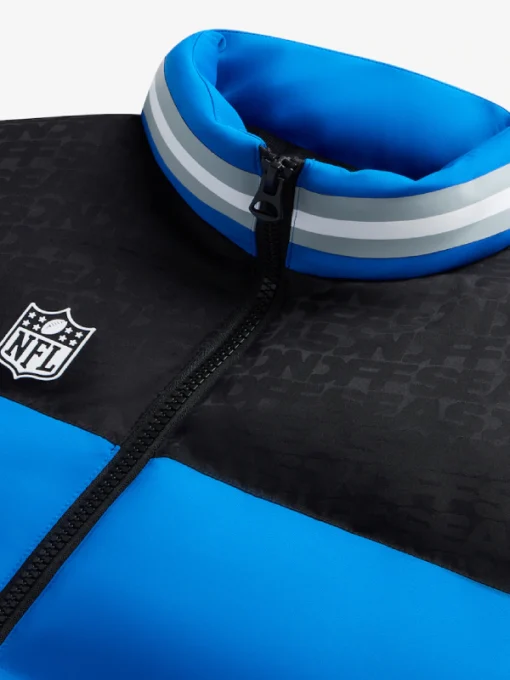 Off Season x NFL Detroit Lions Blue Team Puffer Vest